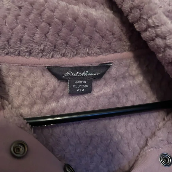 Women's Eddie Bauer Purple Sweater Medium - Picture 3 of 4